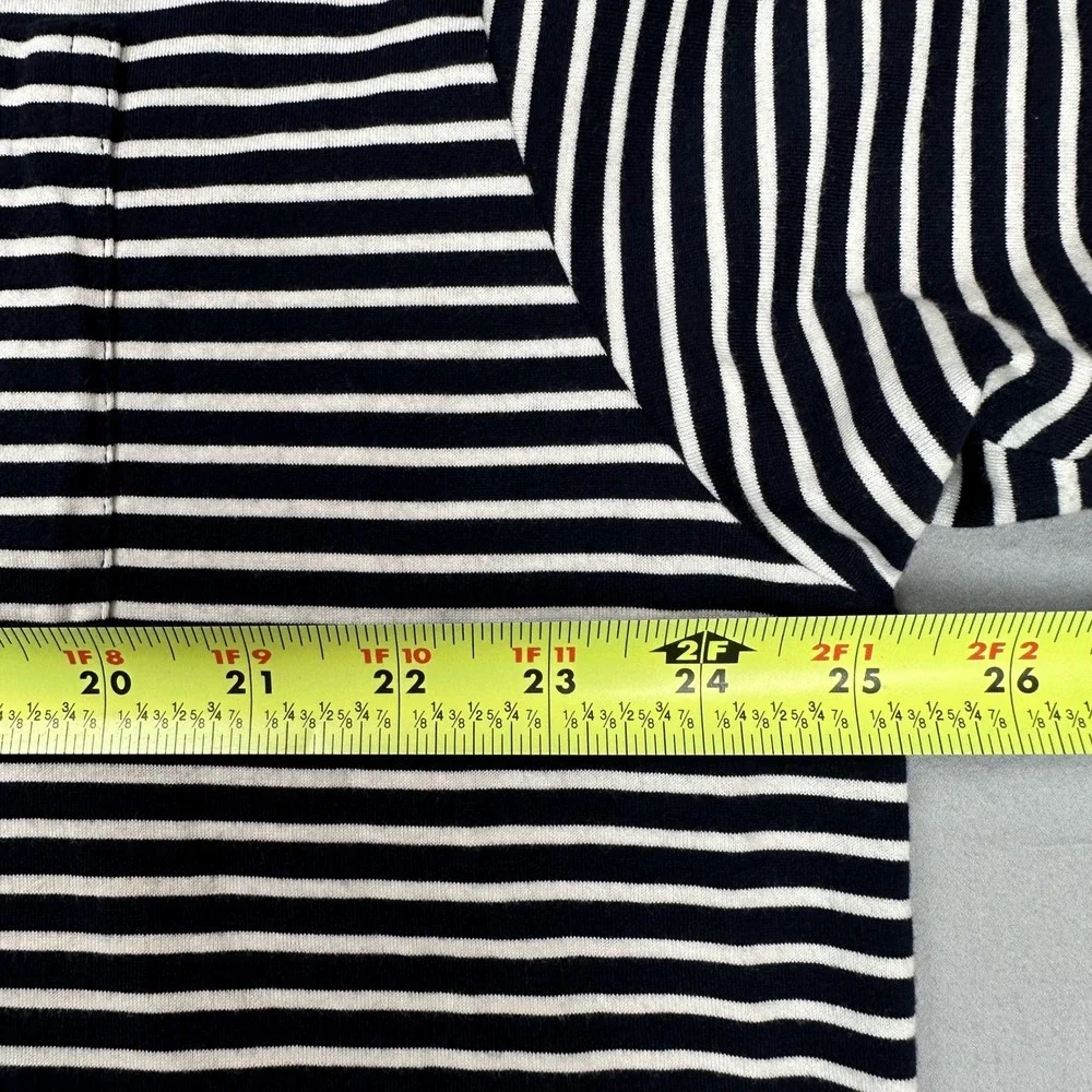 Polo Ralph Lauren Polo Shirt XL Navy White Stripe Cotton Pocket Classic Fit Pony